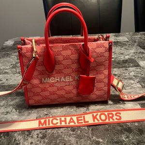 Authentic Coral Michael Kors bag